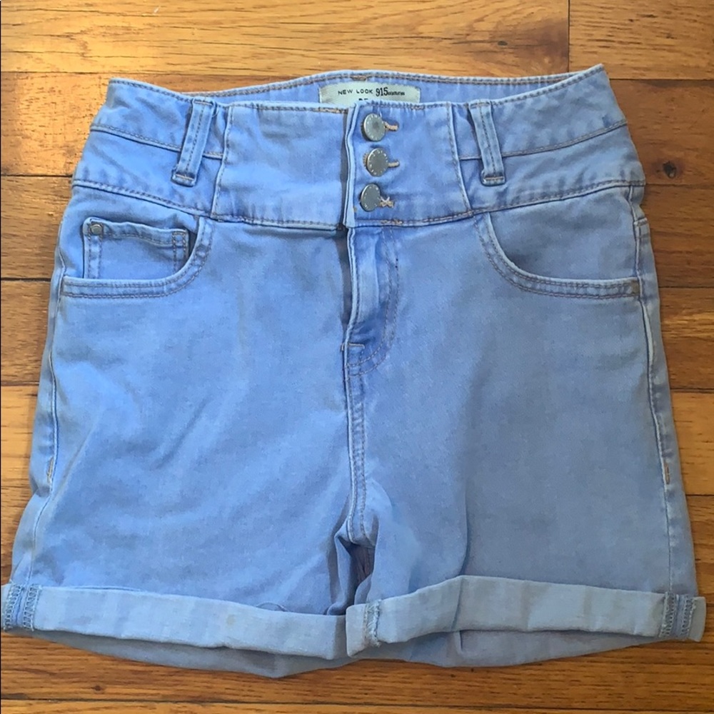 Blue denim shorts for girls